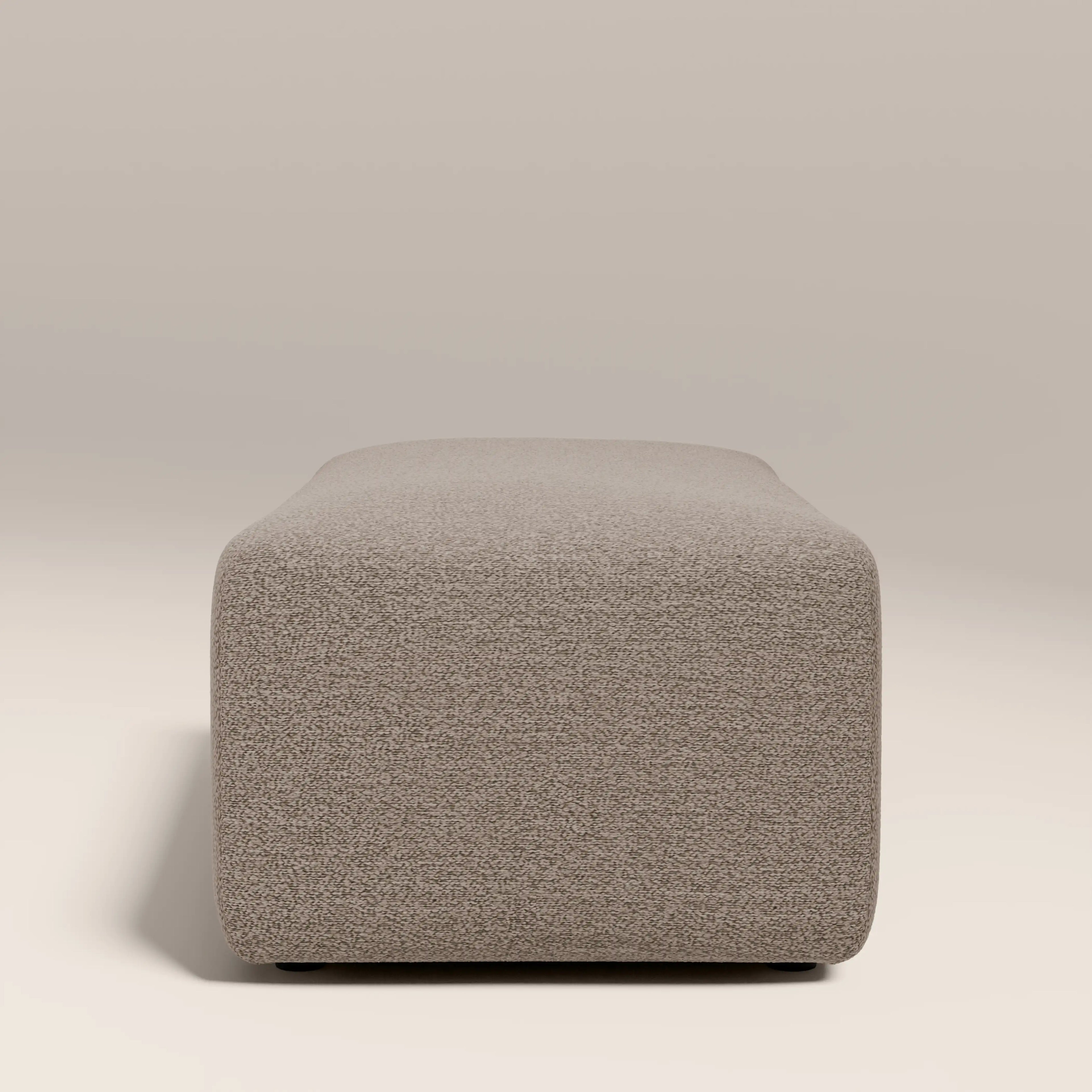Celeste Footstool | Ecru Boucle