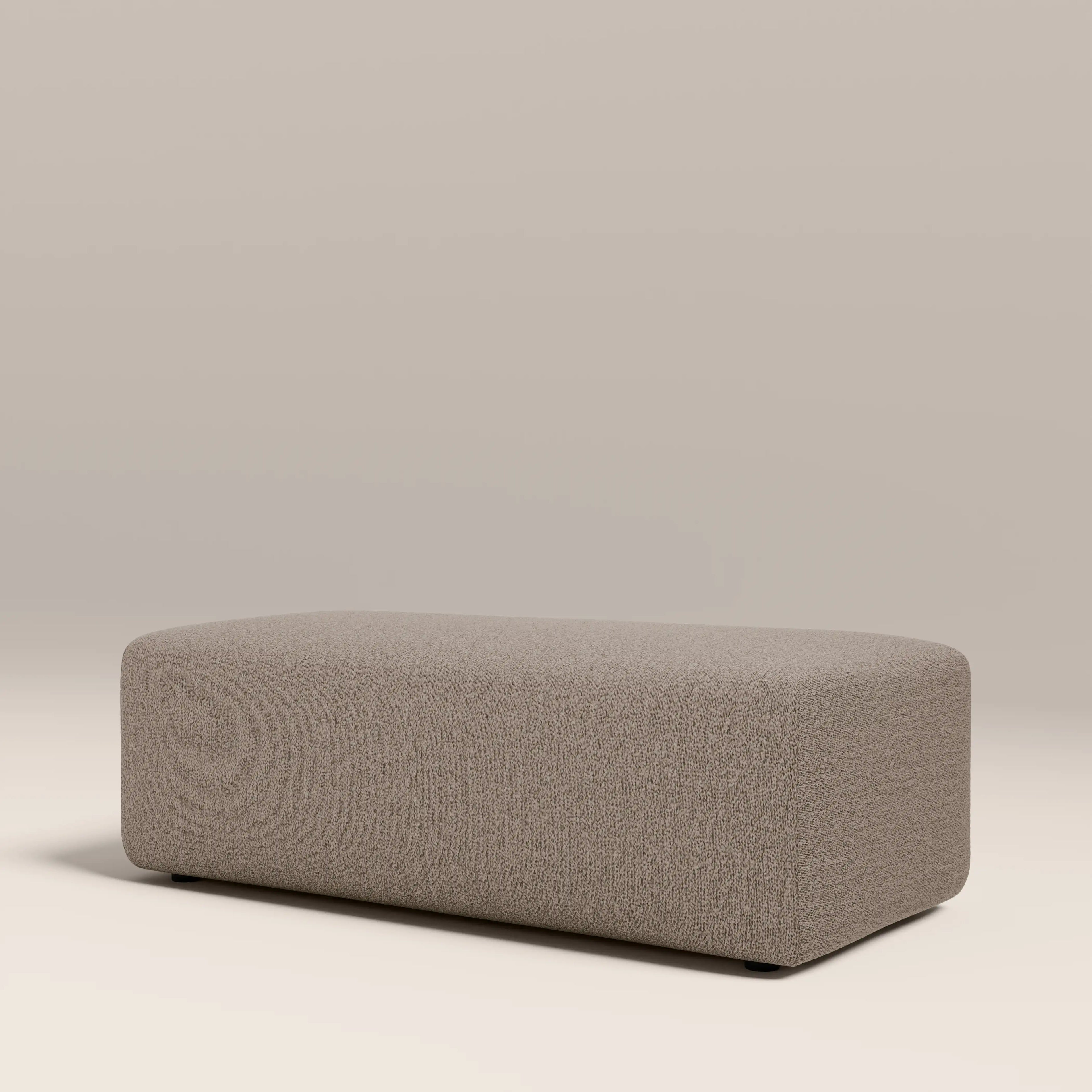 Celeste Footstool | Ecru Boucle