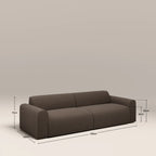 Celeste 3 Seater Sofa | Dusty Taupe Boucle