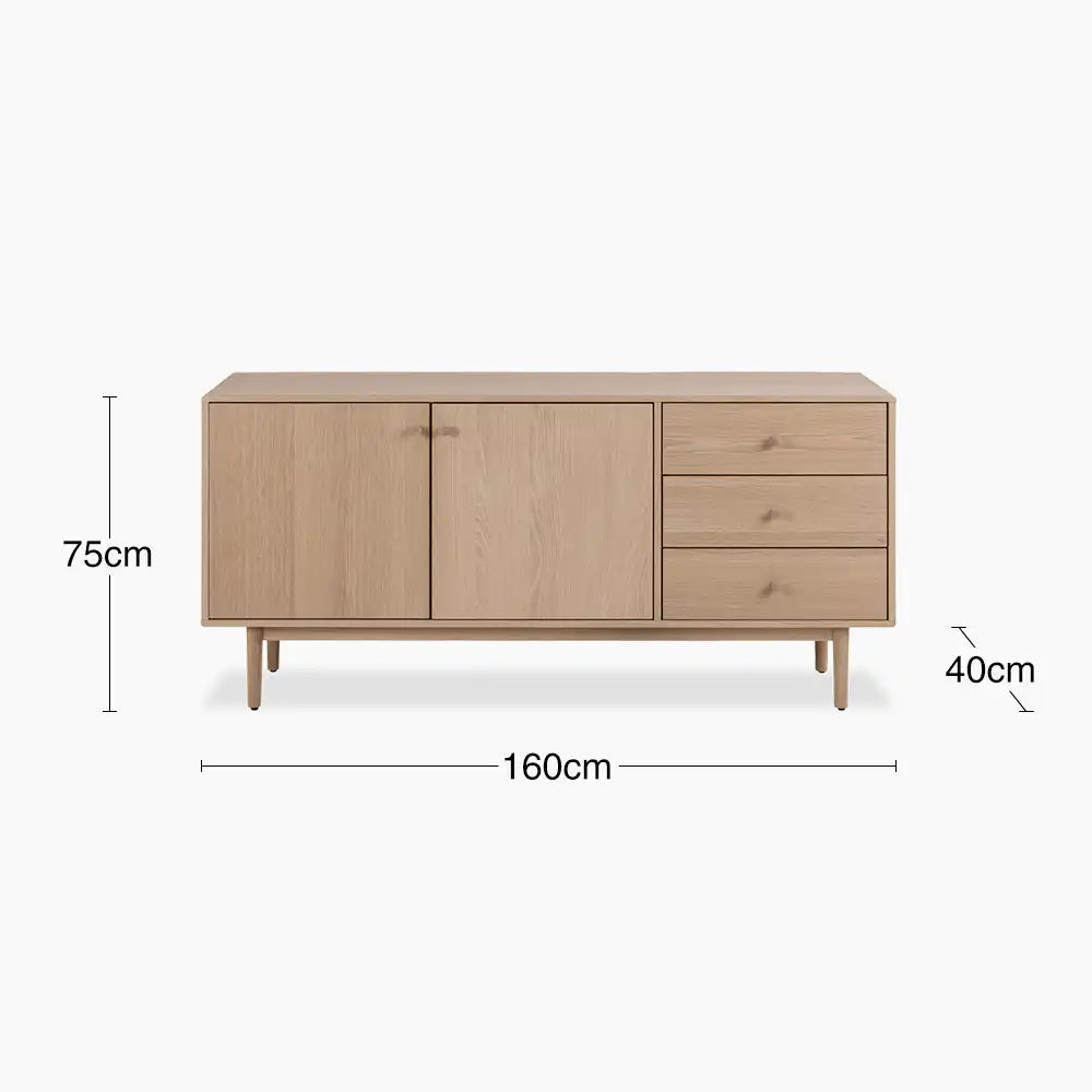 Aston Wooden Sideboard | Oak