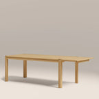 Avalon 6-10 Seat Rectangle Wooden Extendable Dining Table | Oak