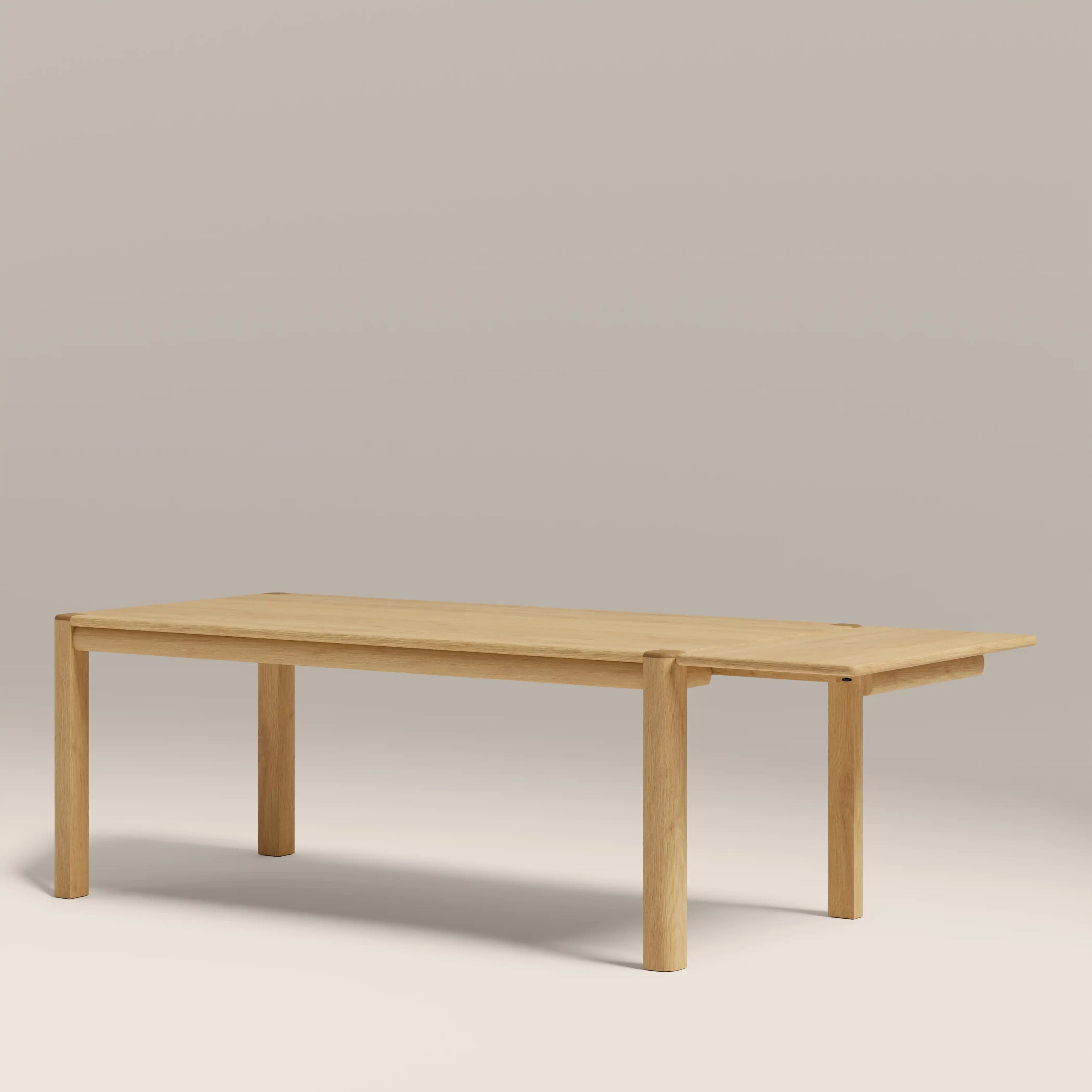 Avalon 6-10 Seat Rectangle Wooden Extendable Dining Table | Oak