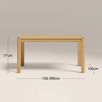 Avalon 6-8 Seat Rectangle Wooden Extendable Dining Table | Oak