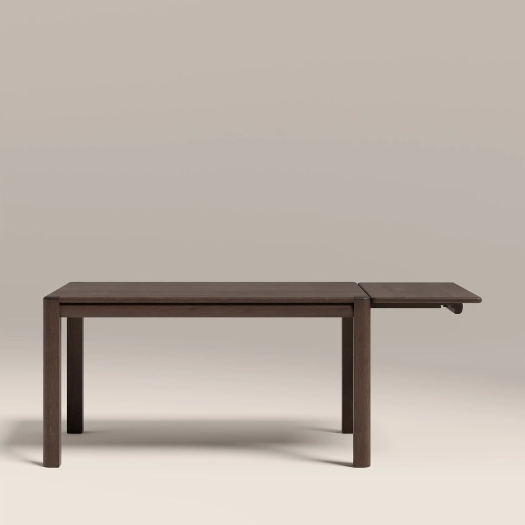Avalon 6-8 Seat Rectangle Wooden Extendable Dining Table | Smoked Walnut