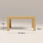 Ceva 6-10 Seat Rectangle Wooden Extendable Dining Table | Oak