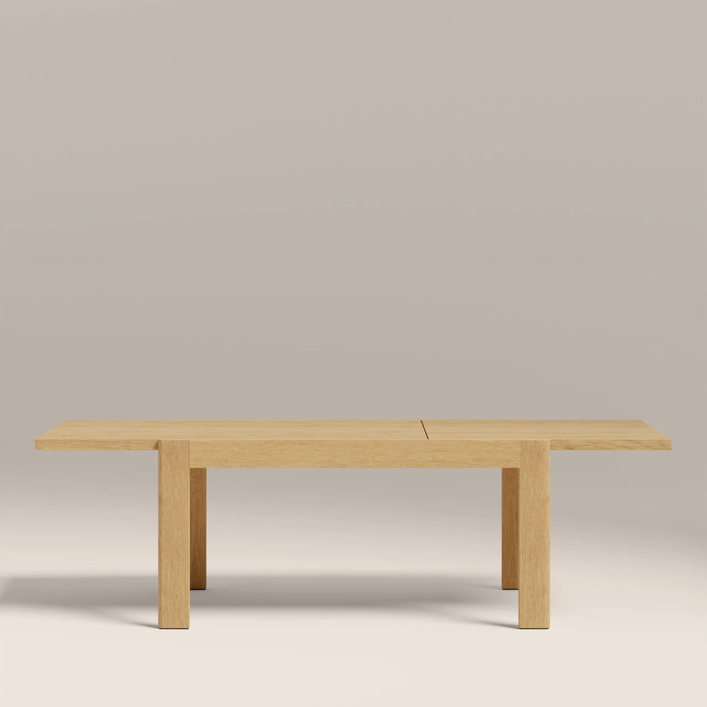 Ceva 6-10 Seat Rectangle Wooden Extendable Dining Table | Oak