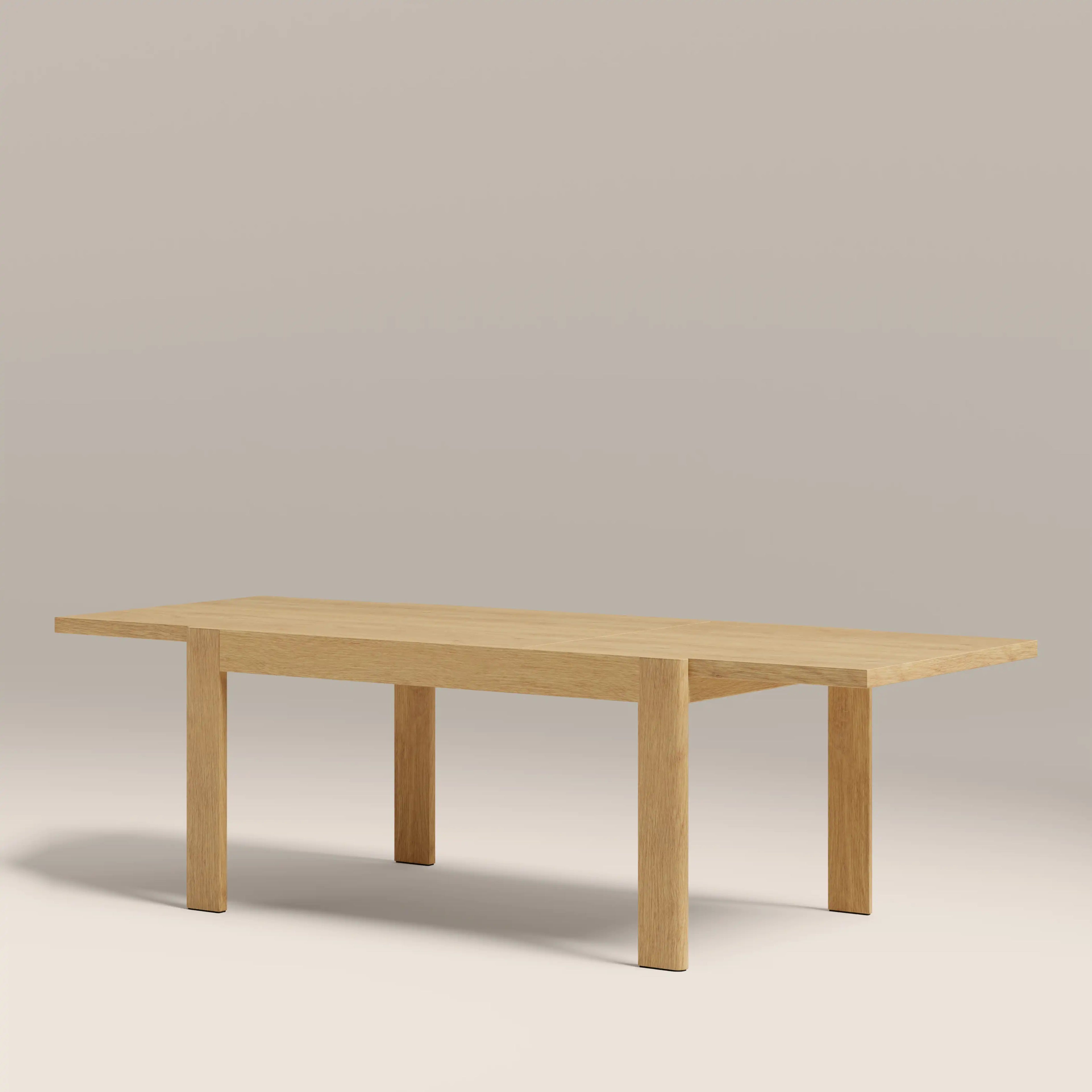 Ceva 6-10 Seat Rectangle Wooden Extendable Dining Table | Oak