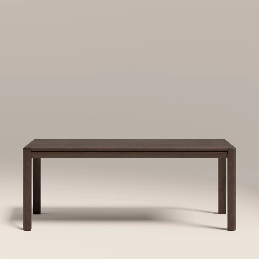 Avalon 6-10 Seat Rectangle Wooden Extendable Dining Table | Smoked Walnut