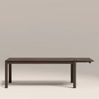 Avalon 6-10 Seat Rectangle Wooden Extendable Dining Table | Smoked Walnut