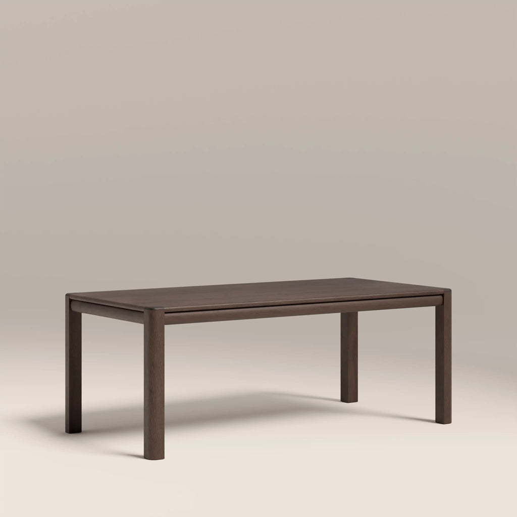 Avalon 6-10 Seat Rectangle Wooden Extendable Dining Table | Smoked Walnut