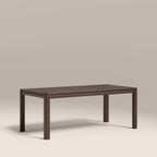 Avalon 6-10 Seat Rectangle Wooden Extendable Dining Table | Smoked Walnut