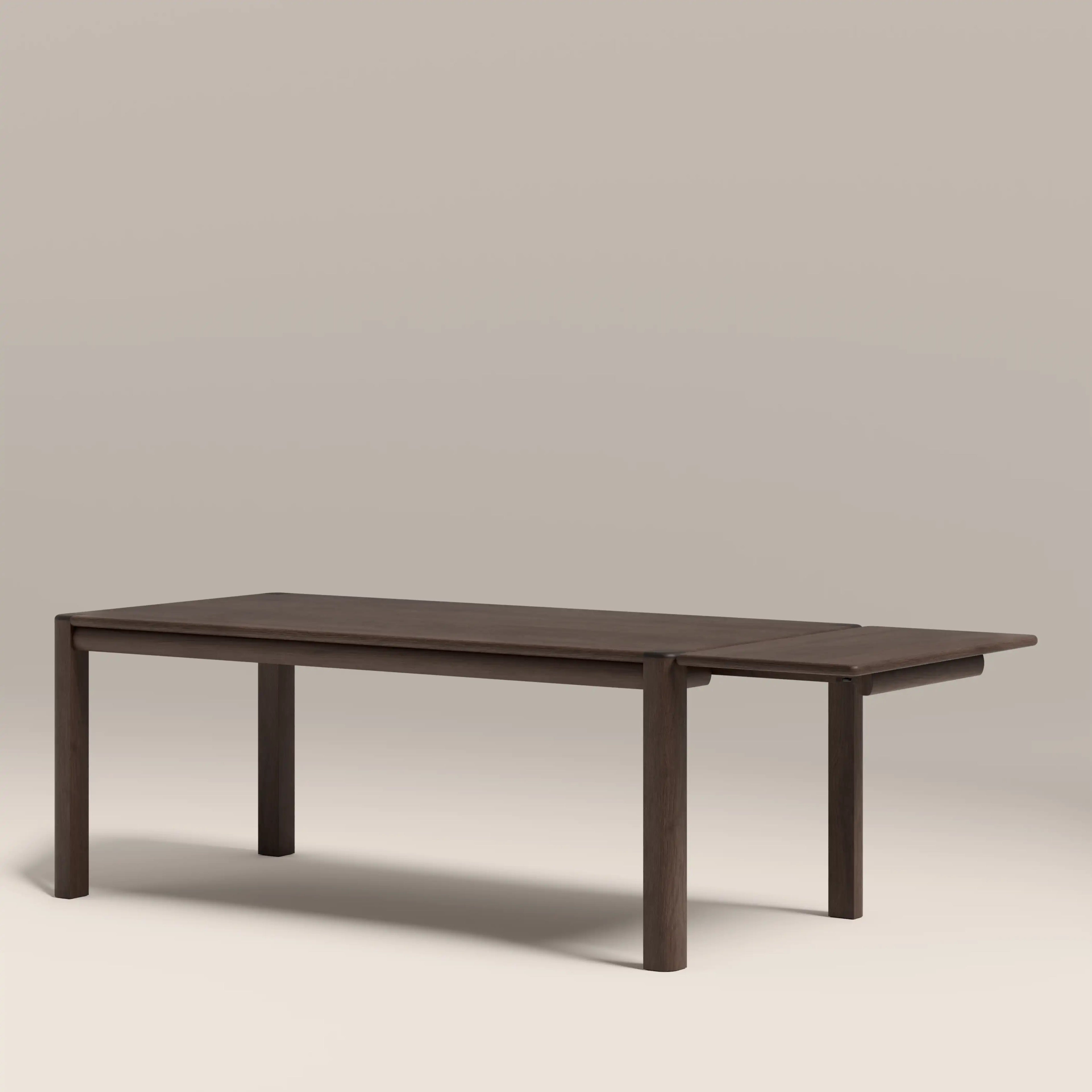 Avalon 6-10 Seat Rectangle Wooden Extendable Dining Table | Smoked Walnut