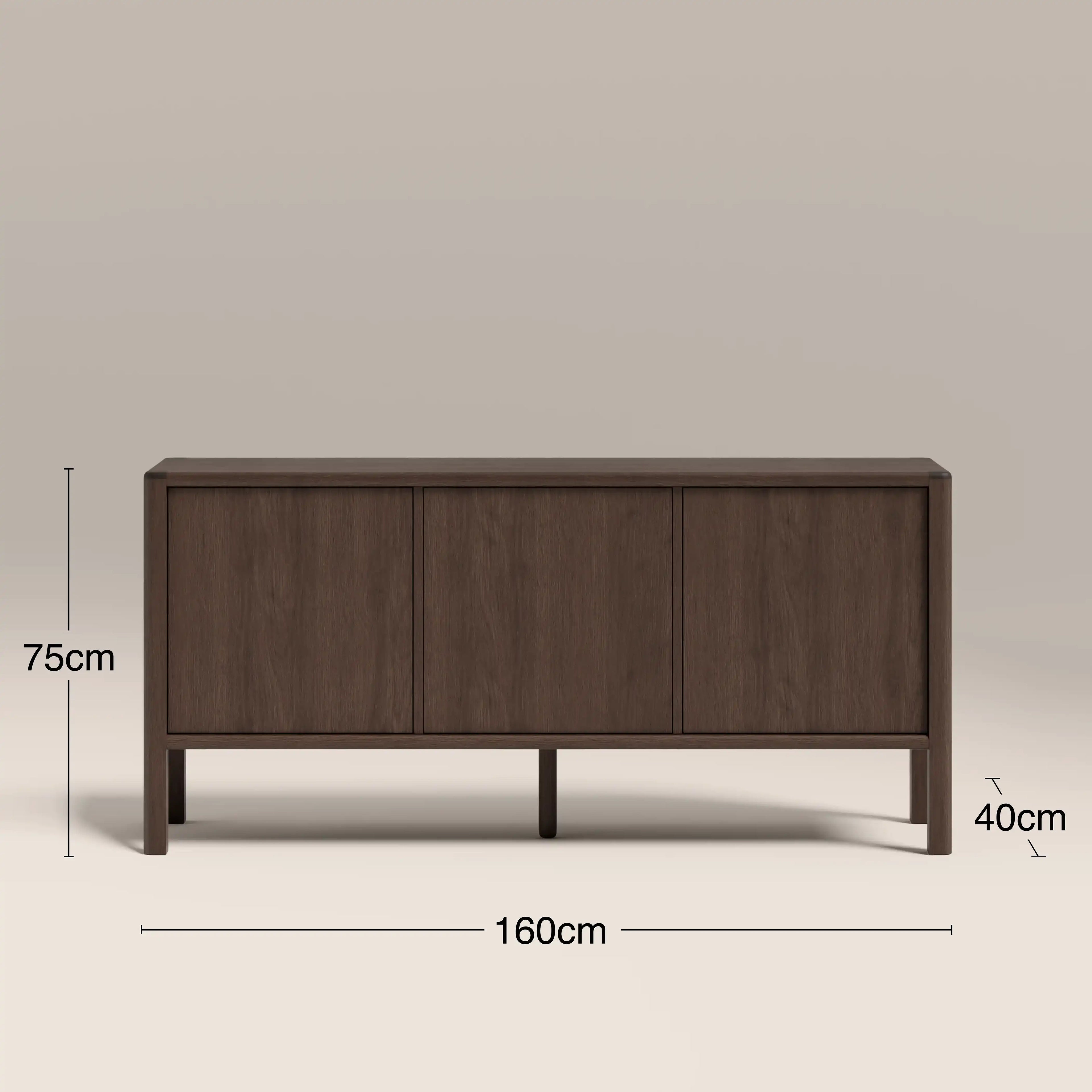 Avalon Wooden Sideboard | Smoked Walnut