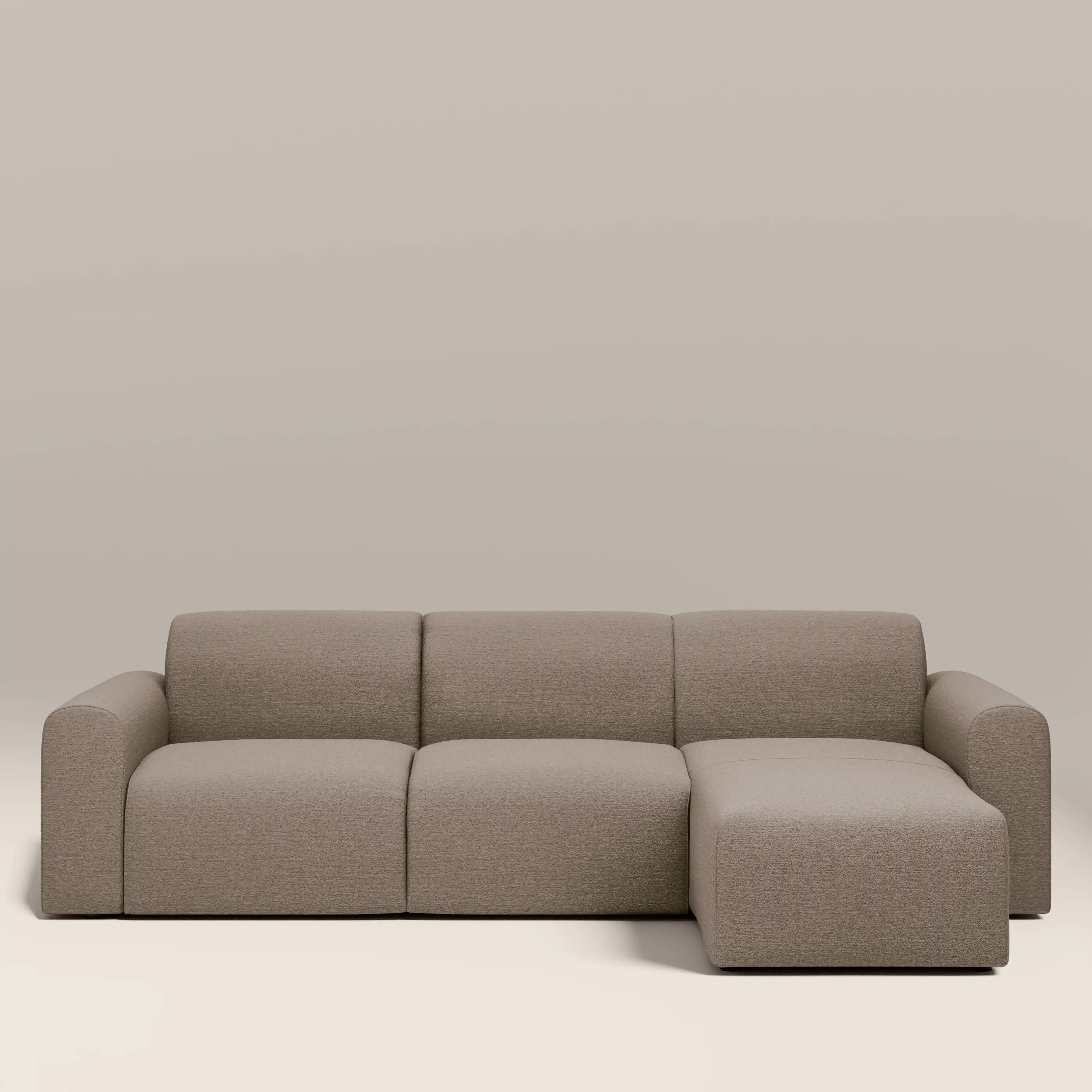Celeste 3 Seater Left/Right Chaise Sofa | Ecru Boucle