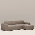 Celeste 3 Seater Left/Right Chaise Sofa | Ecru Boucle