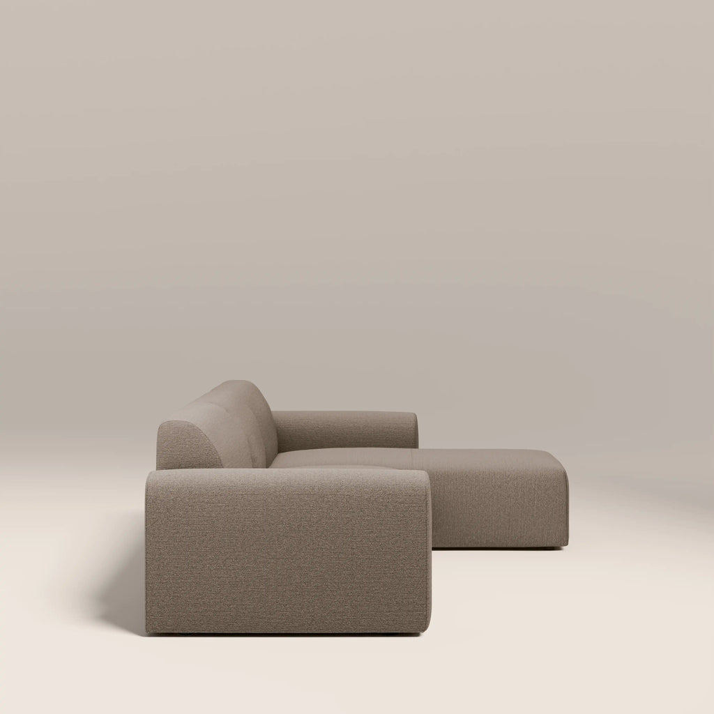 Celeste 3 Seater Left/Right Chaise Sofa | Ecru Boucle