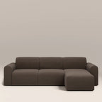 Celeste 3 Seater Left/Right Chaise Sofa | Dusty Taupe Boucle