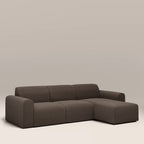 Celeste 3 Seater Left/Right Chaise Sofa | Dusty Taupe Boucle