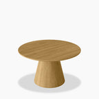Finnley Round Coffee Table | Oak Effect