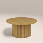 Marcel Round Coffee Table | Oak