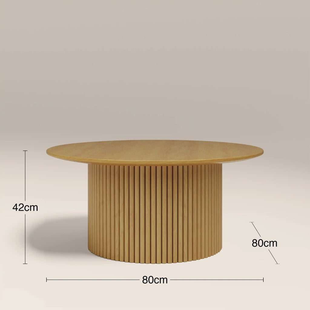 Marcel Round Coffee Table | Oak