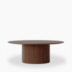 Marcel Round Coffee Table | Walnut