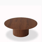 Marcel Round Coffee Table | Walnut