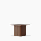 Emery Set of 2 Square Wooden Coffee Tables | Walnut