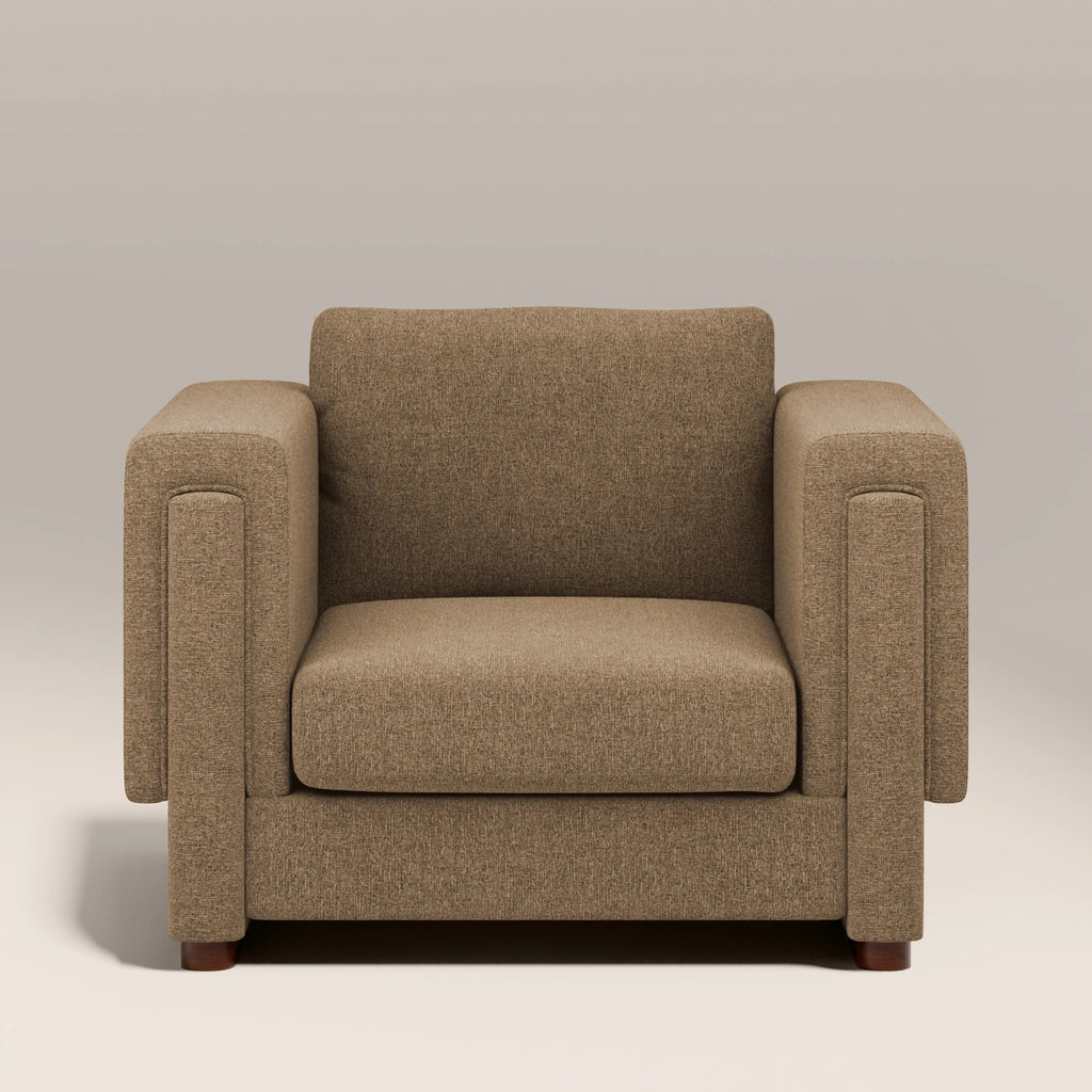 Ava Armchair | Speckled Cappuccino Boucle