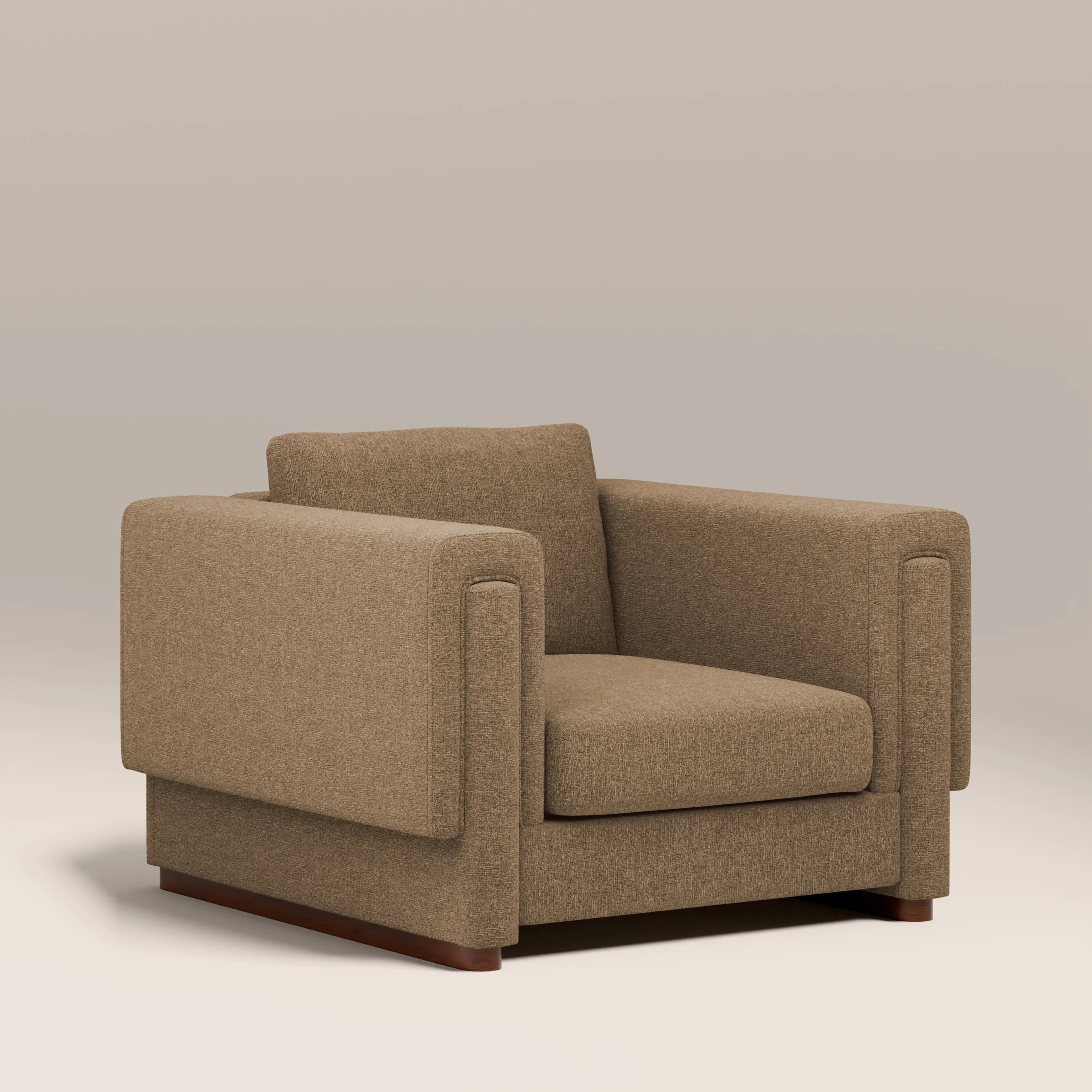 Ava Armchair | Speckled Cappuccino Boucle