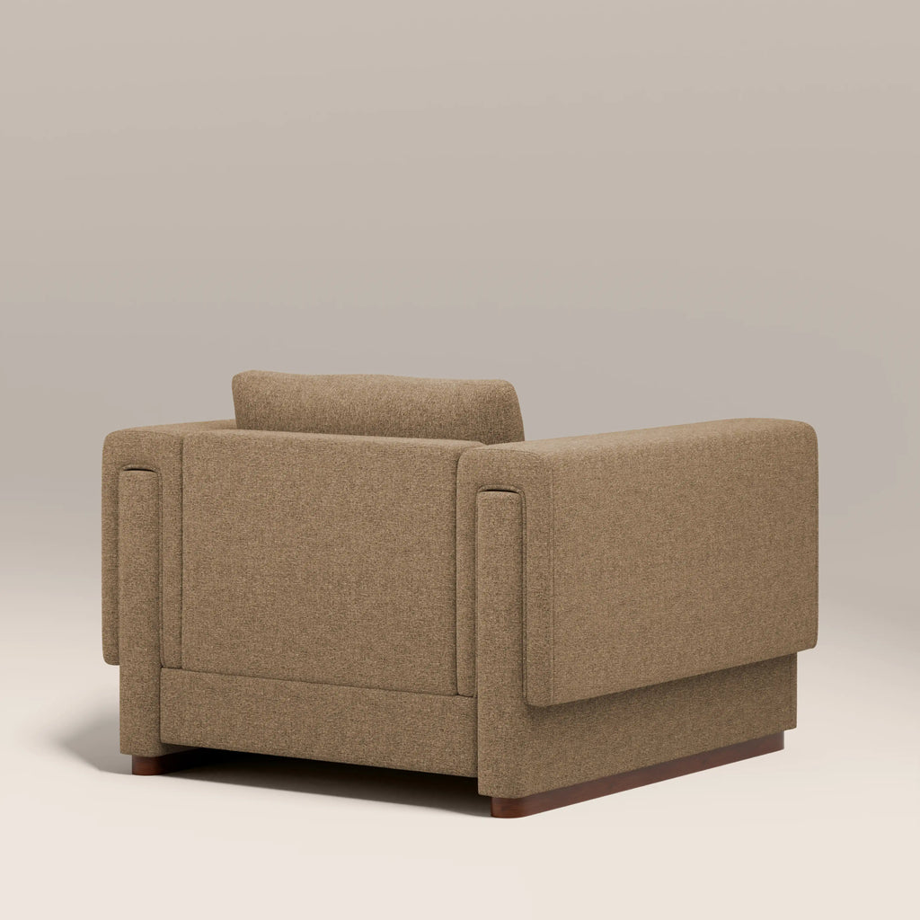 Ava Armchair | Speckled Cappuccino Boucle