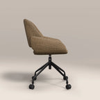 Franklin Office Chair | Speckled Cappuccino Boucle & Black