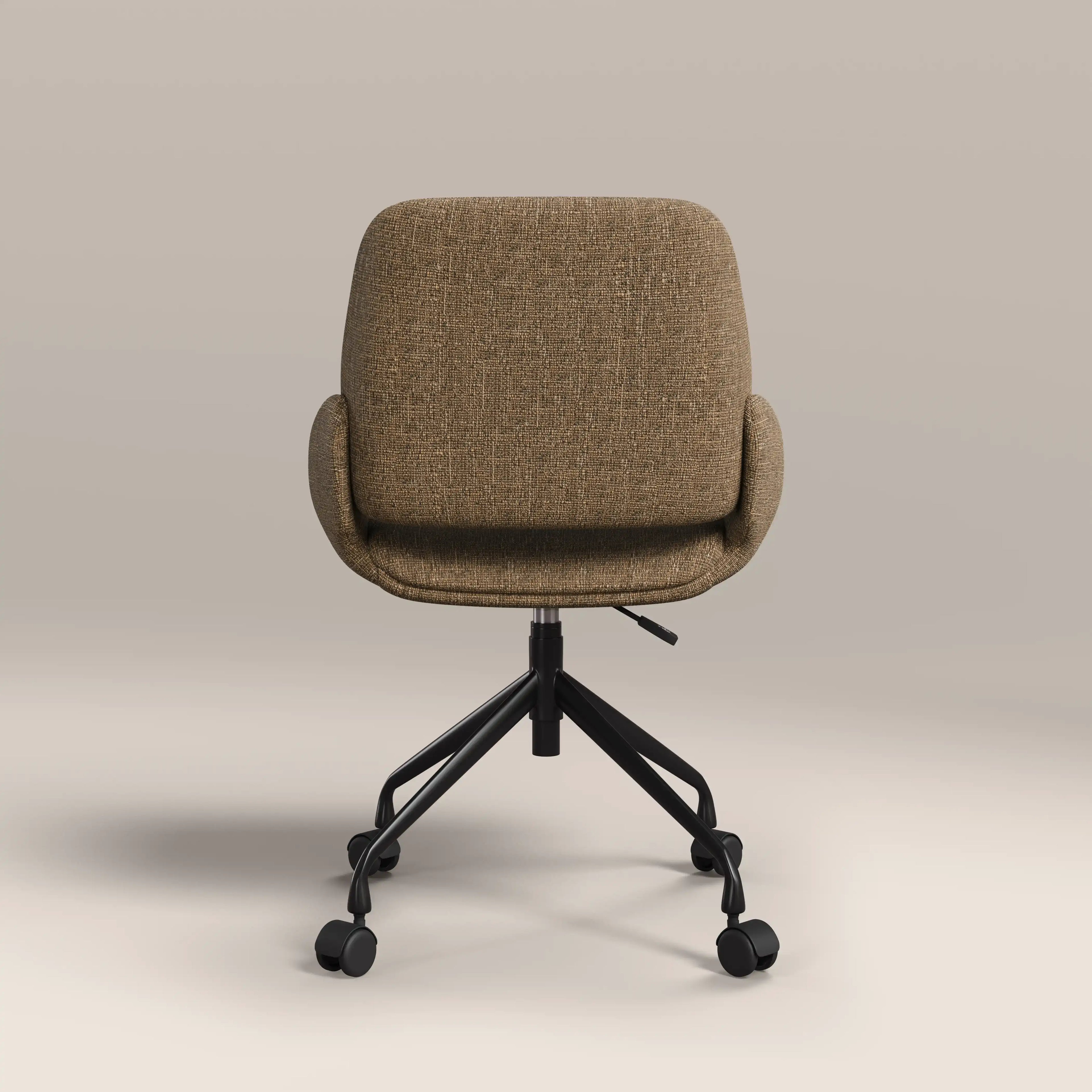 Franklin Office Chair | Speckled Cappuccino Boucle & Black