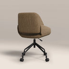 Franklin Office Chair | Speckled Cappuccino Boucle & Black