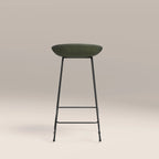 Conway Bar Stool | Vintage Green Faux Leather & Black