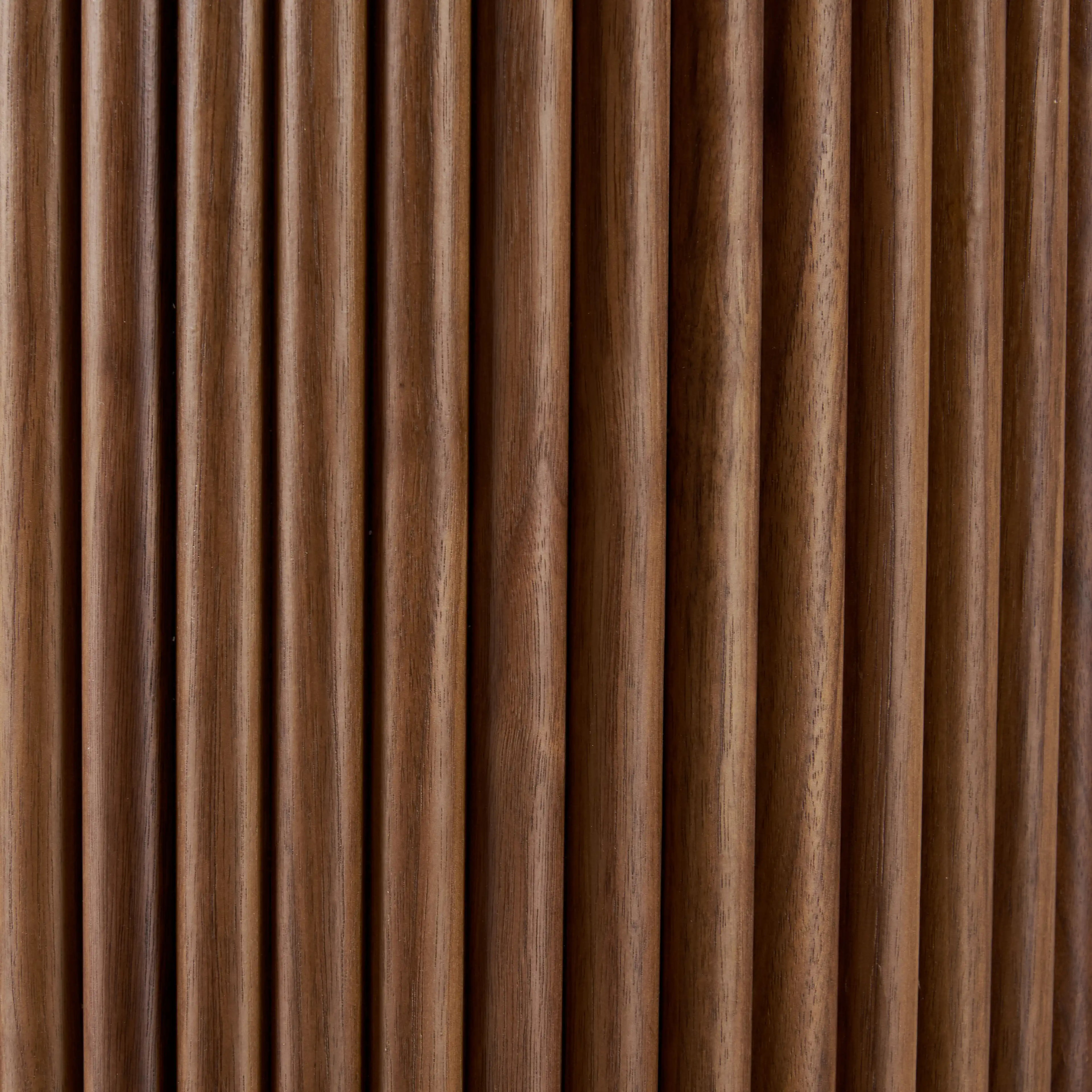 Everly Round Storage Side Table | Natural Travertine Effect Sintered Stone & Walnut