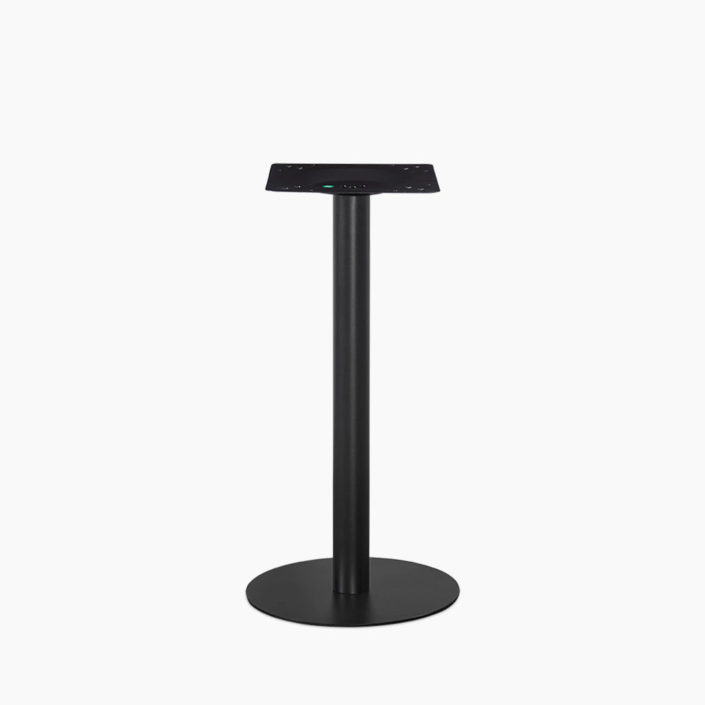 Kinsley Round Bar Table Base | Black