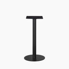 Kinsley Round Bar Table Base | Black
