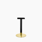 Kinsley Round Dining Table Base | Black & Brass