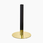 Kinsley Round Dining Table Base | Black & Brass