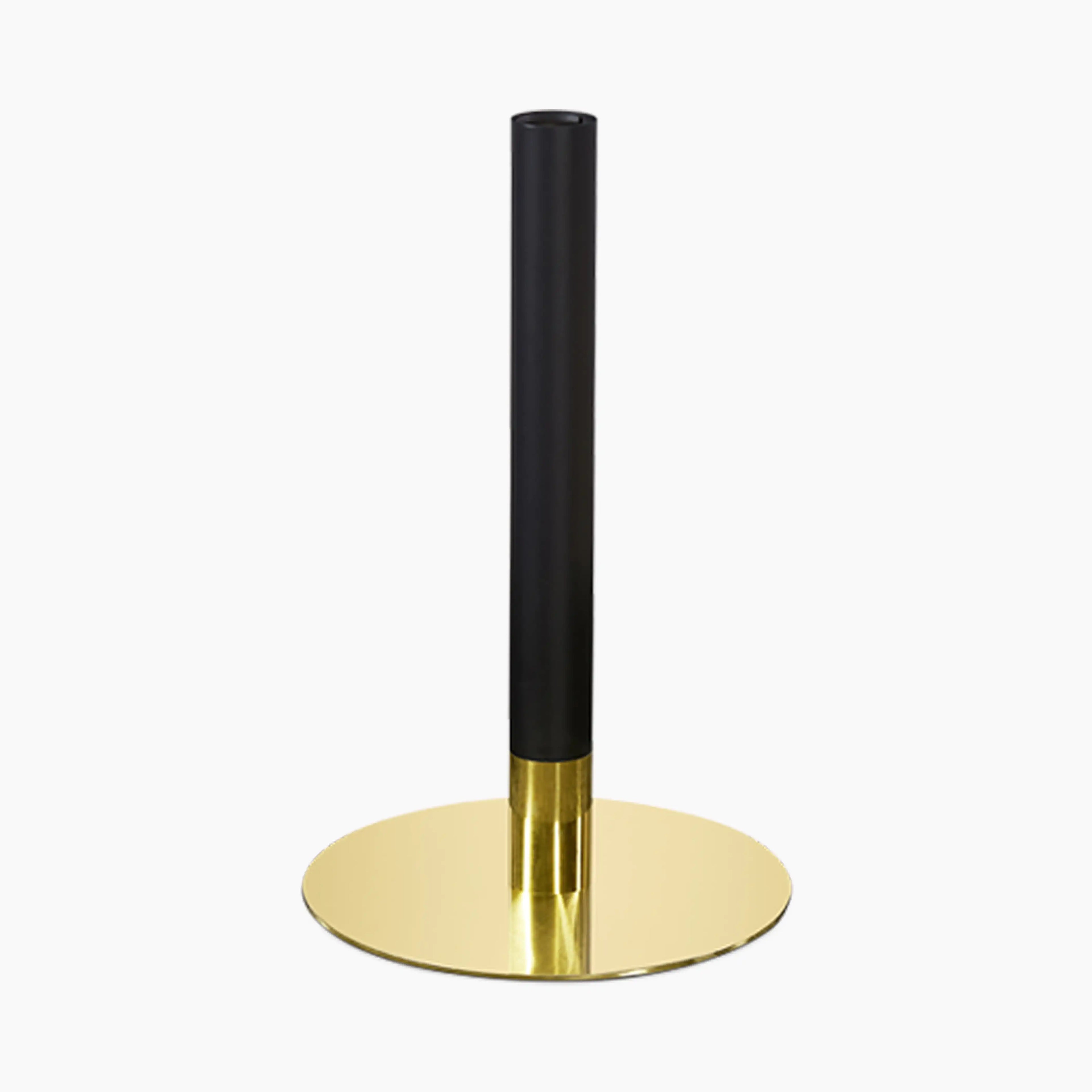 Kinsley Round Dining Table Base | Black & Brass