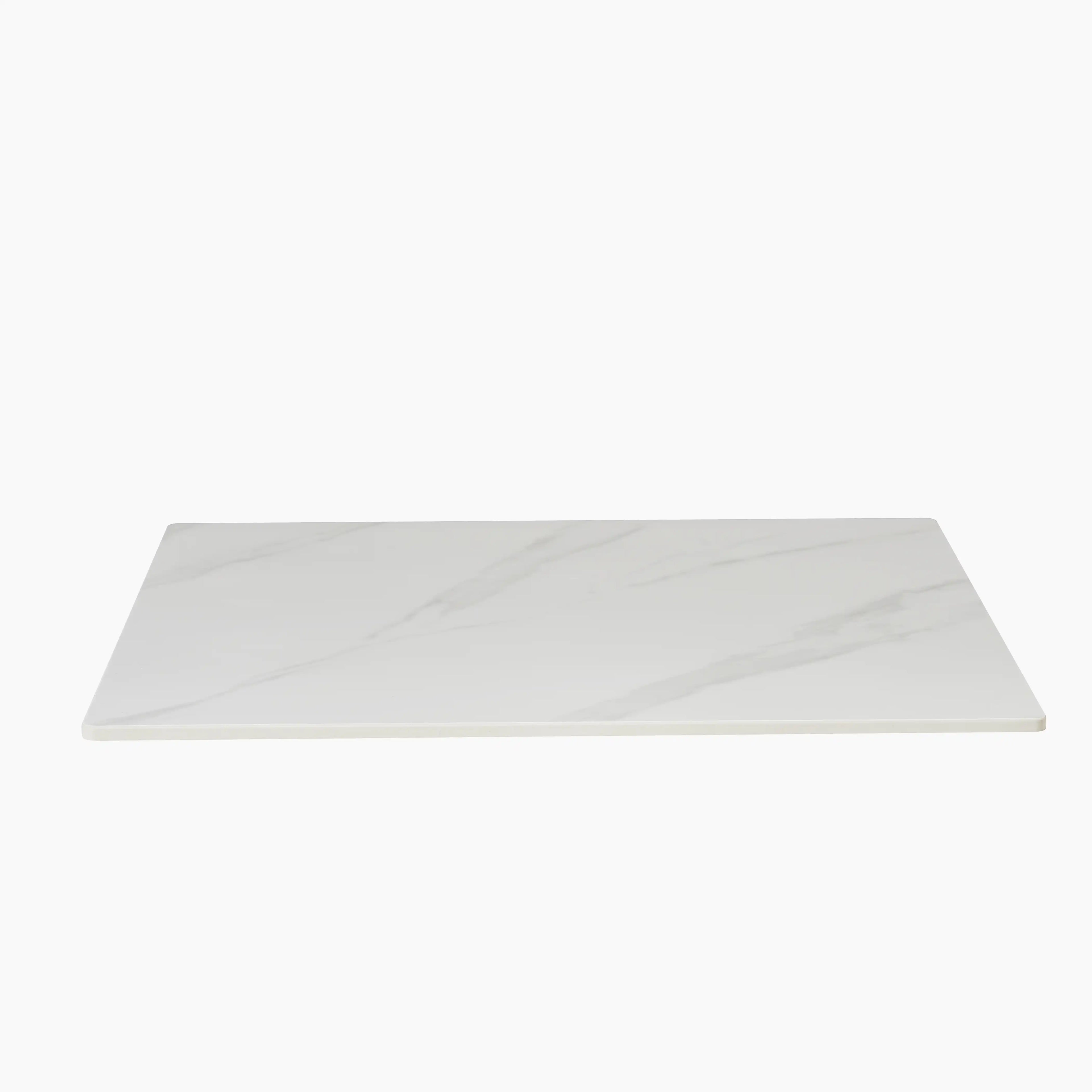 Kinsley Square Table Top | White Sintered Stone