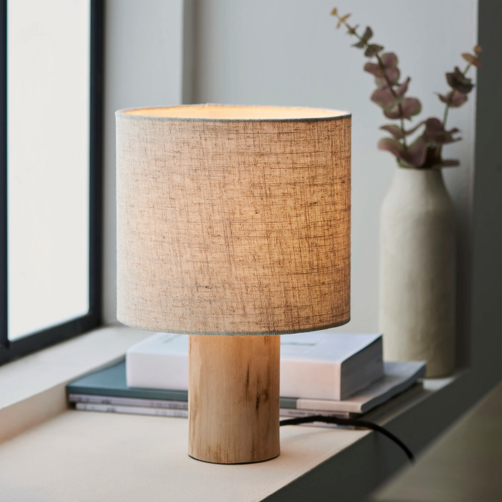 Durban Table Lamp | Natural Linen