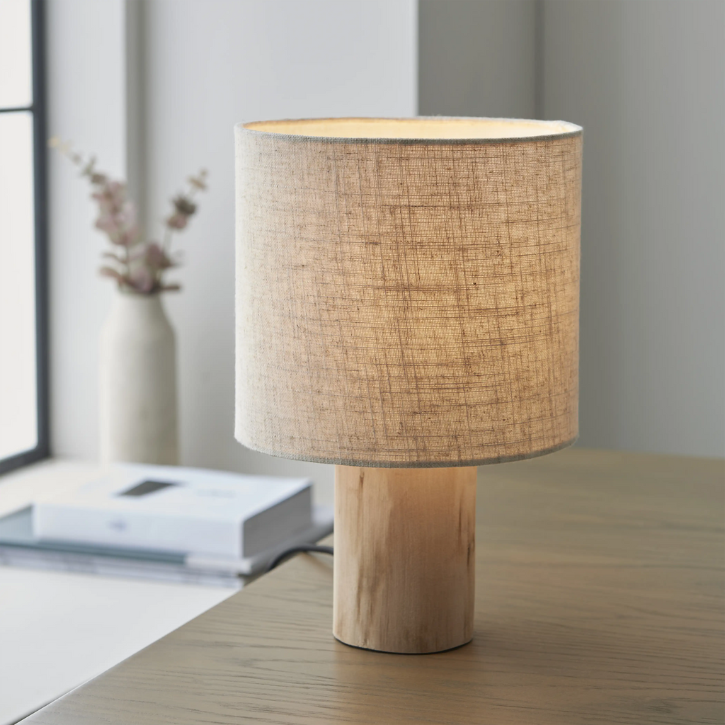 Durban Table Lamp | Natural Linen