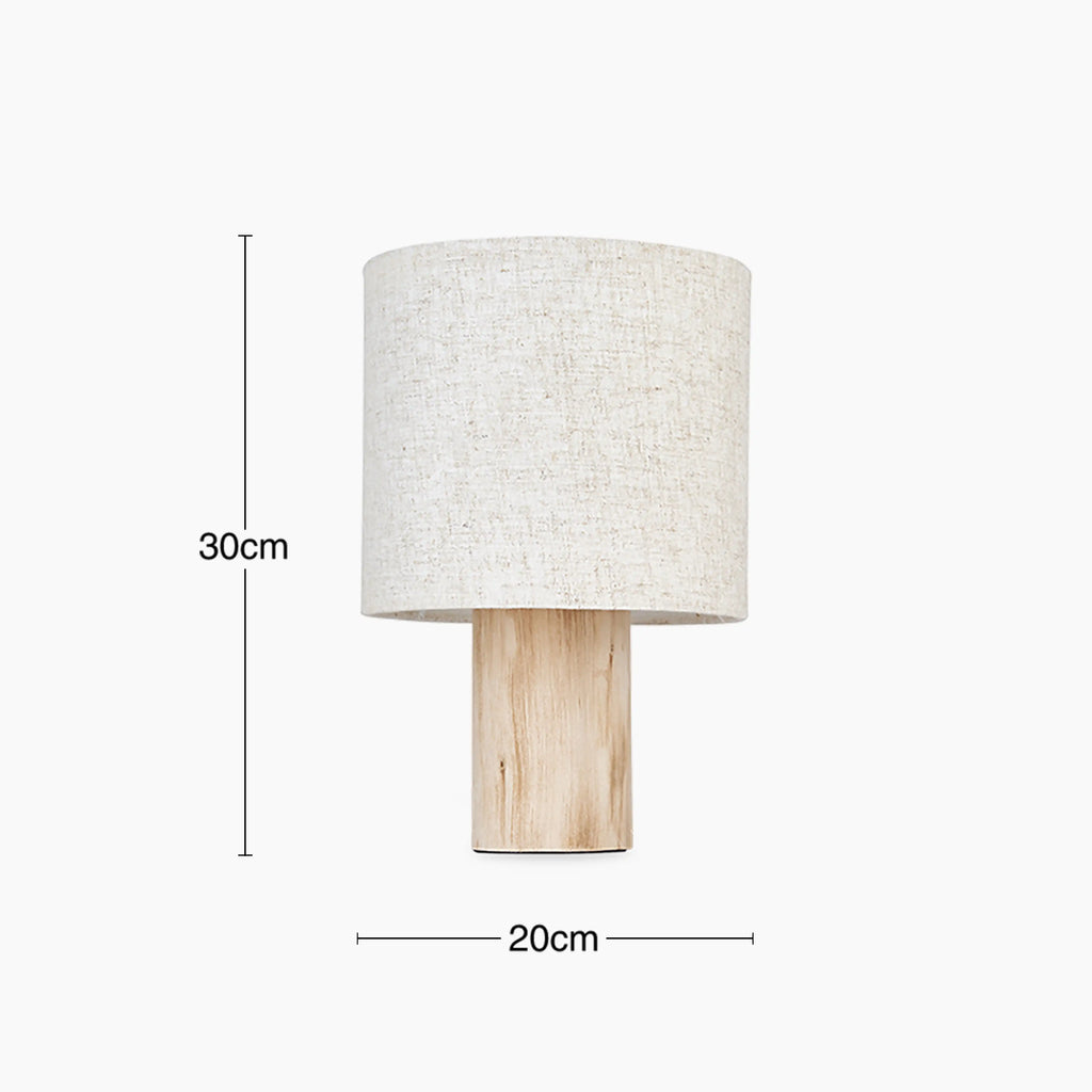 Durban Table Lamp | Natural Linen