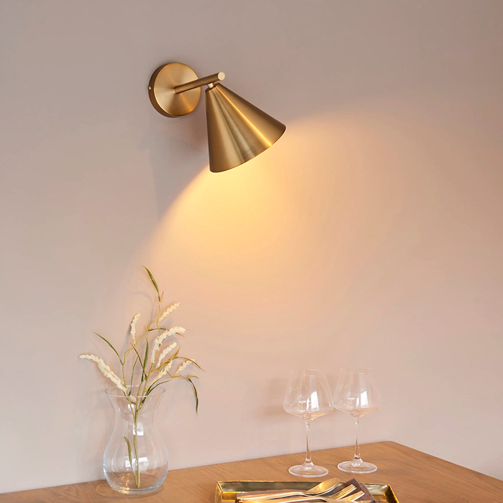 Cape Wall Light | Antique Brushed Brass