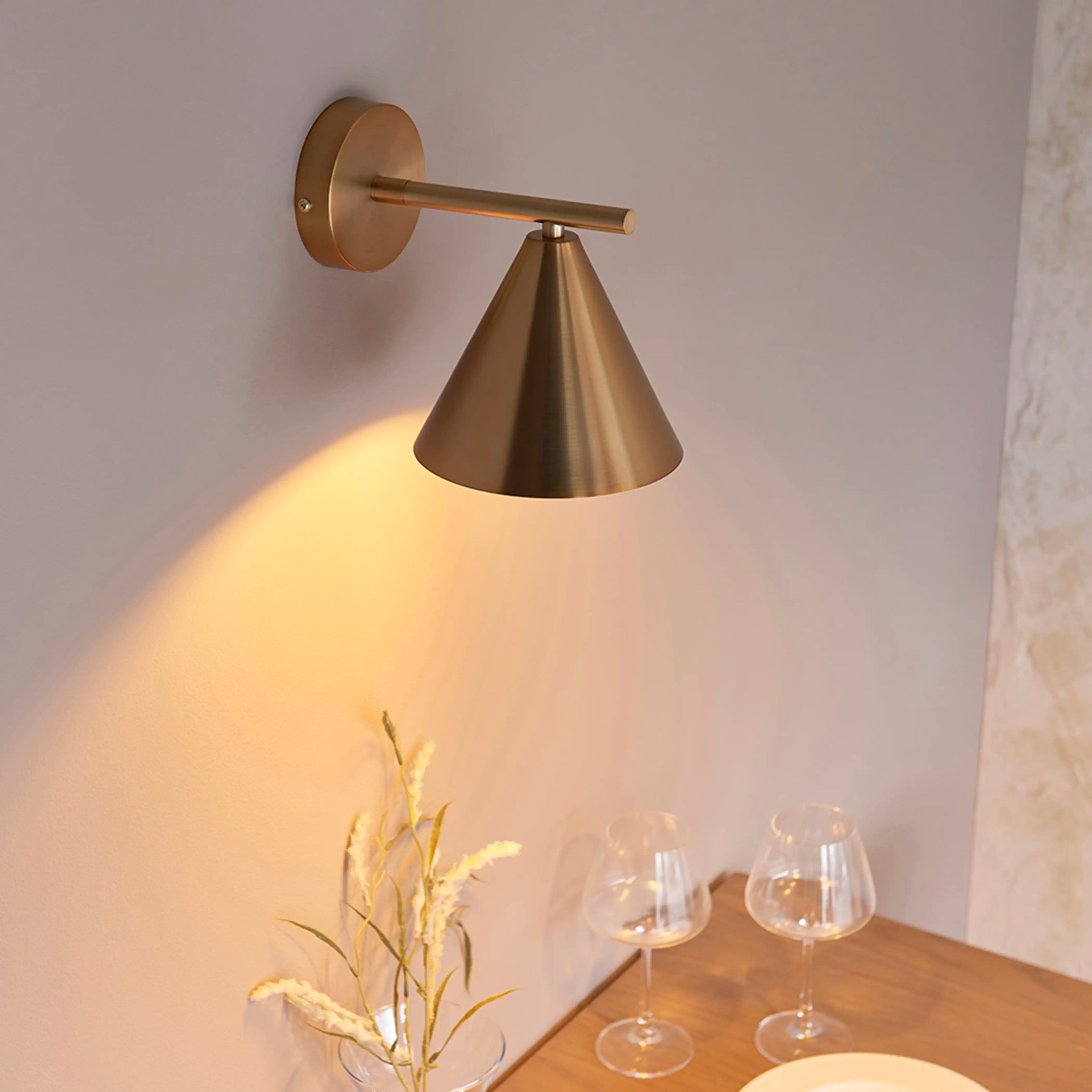 Cape Wall Light | Antique Brushed Brass
