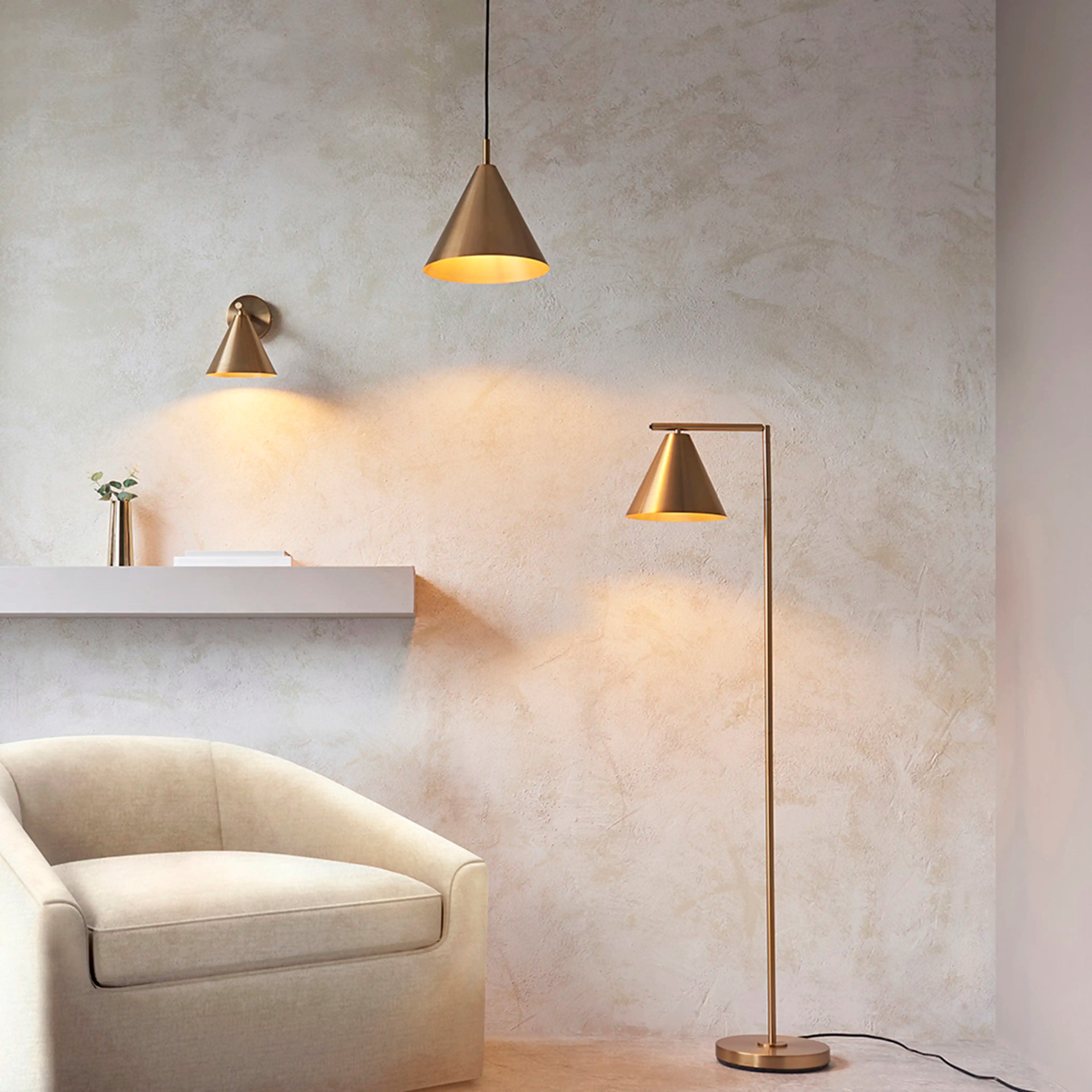 Cape Wall Light | Antique Brushed Brass