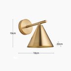 Cape Wall Light | Antique Brushed Brass