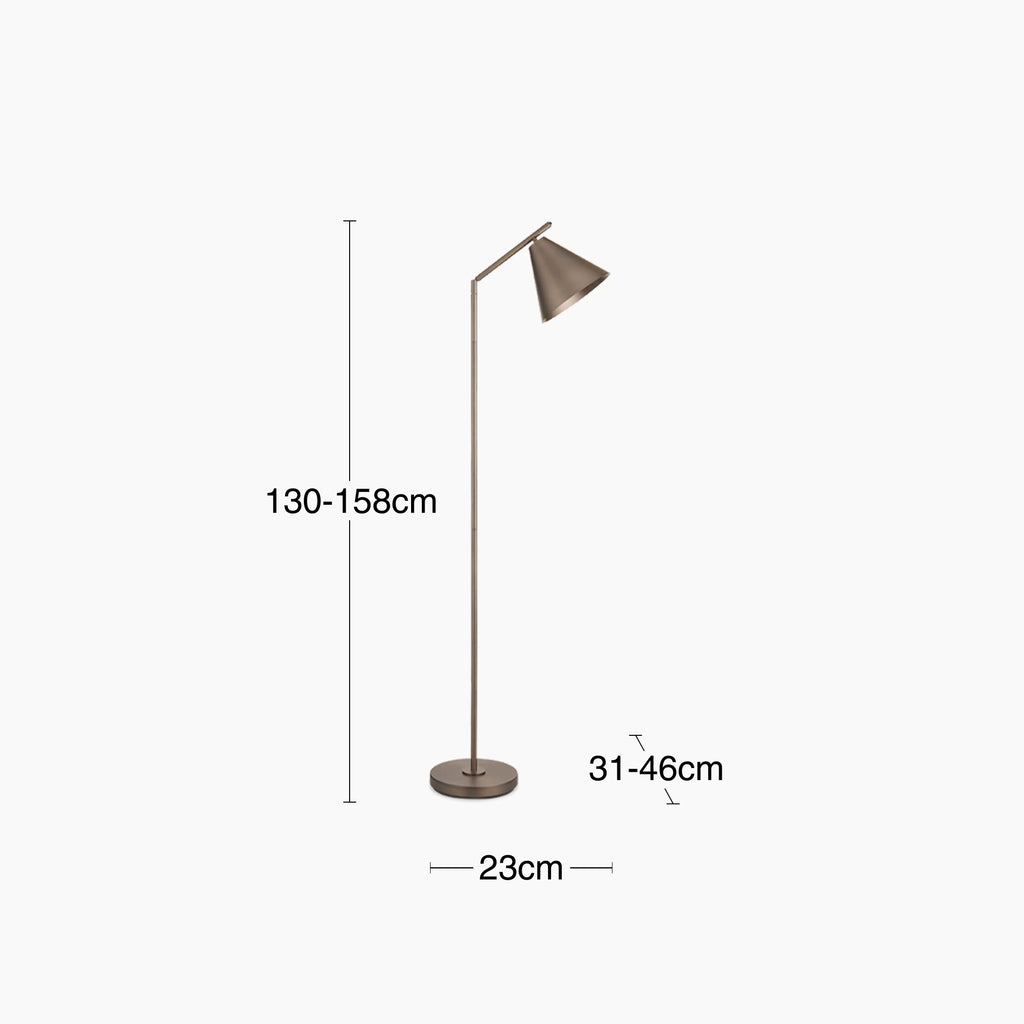 Cape Floor Lamp | Antique Brushed Bronze